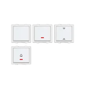 10AMP SWITCHES 240V 2-MODULE (AURA)